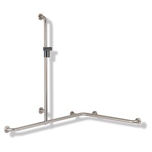 Hewi 805 main courante de douche / baignoire 805.35.30092 1100 x 1185 x 762 mm, support de douche anthracite