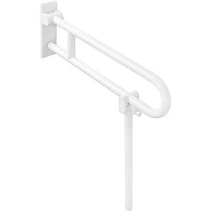 Hewi 801 Hewi support rail 801.50.144S50 750 mm, steel blue, rotatable, with footrest