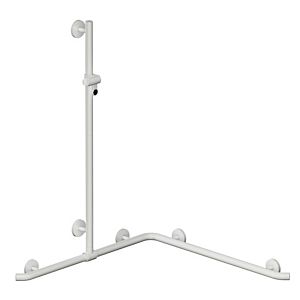Hewi main courante de douche Hewi barre de support de douche System 800 K , 1250 mm, blanc de sécurité
