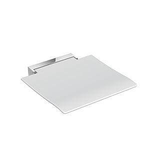 Hewi 450 Klappsitz 950.51.2159098 verchromt, 450 x 463 x 107 mm, Sitzfläche weiß