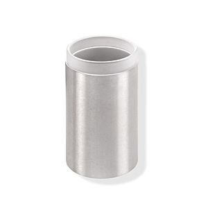 Hewi System 162 tasse 162.04.1105XA Halter Inox , verre, finition satinée, montage mural