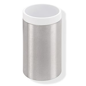Hewi 805 cup with Halter 162.04.110XA99 pure white, Stainless Steel