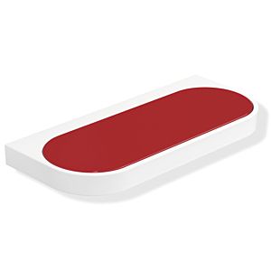 Hewi System 800 K utensil tray Halter pure white, rubinrot
