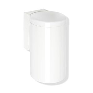 Hewi 477 waste bin 477.05.30092 anthracite gray, with hinged lid, knee actuation