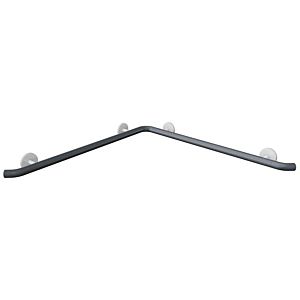 Hewi System 800 K shower / tub handrail 950.35.1S9992 special length, supports and Rosetten pure white, anthracite gray