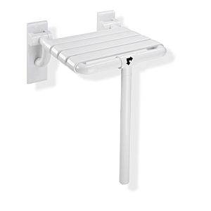 Hewi 801 folding seat 801.51.202S74 345 x 408 mm, apple green, with floor support