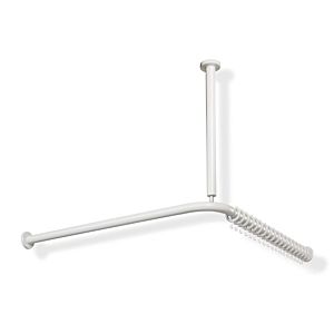 Hewi 801 Vorhangstange 801.34.146150 900 x 900 mm, 18 Vorhangringe, stahlblau