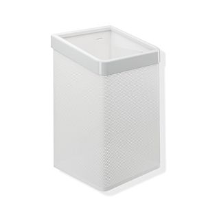 Hewi 477 Papierhandtuchkorb 477.05.2001298 Lochblech weiß, signalweiß, für 60 l Beutel