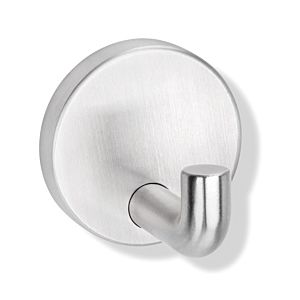 Hewi 805 single wall hook 805.90.011 45mm deep, rosette d = 50mm, Stainless Steel ground matt