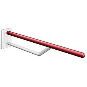 Hewi System 800 K Wandstützgriff 950.50.3209133 Ausladung 750mm, Unterholm signalweiß, rubinrot