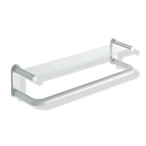 Hewi 801 shelf 801.03.20084 glass, with handle, umber