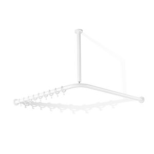 Hewi 801 curtain rod 801.34.1S98 special length, signal white