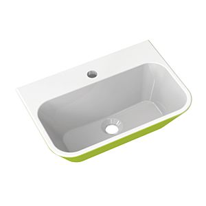 Hewi Mineralguß-Waschtisch 950.12.101674 51x35cm, 2-farbig, alpinweiß, apfelgrün