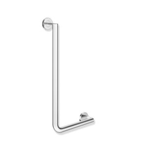 Hewi System 900 angulaire match0 900.22.10140 Inox chrome, 600 x 300 mm, version droite