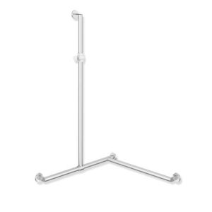 Hewi main courante de System 900 Hewi 900.35.302XA92 1250 x 1185 x 765 mm, Anthrazitgrau douche Anthrazitgrau , version droite