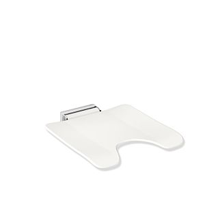 Hewi System 900 folding seat 900.51.2044098 450 x 112 x 525 mm, Stainless Steel chrome-plated, polyamide signal Stainless Steel , with hygienic Stainless Steel