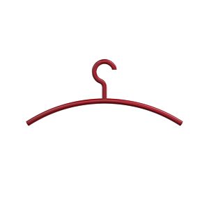 Hewi Kleiderbügel 570.333 rubinrot, drehbarer Haken