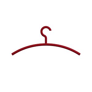 Hewi hanger 570.1B33 fixed Haken , matt, rubinrot