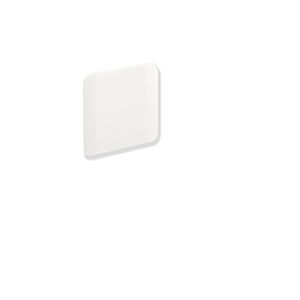 Hewi System 900 dos support 900.51.91060AS Inox poudre revêtue de blanc mat, polyamide blanc mat, montage mural