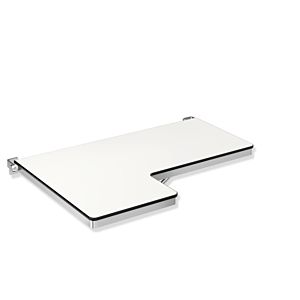 Hewi System 900 Hewi System 900 seat 900.51.209XA 842 x 538 mm, right, L-shaped, satin finish