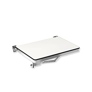 Hewi siège de System 900 rabattable match0 900.51.21040 542 x 359 mm, rectangulaire, poli