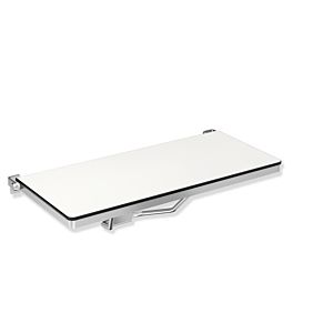 Hewi siège de System 900 rabattable match0 900.51.212XA 842 x 359 mm, rectangulaire, finition mate