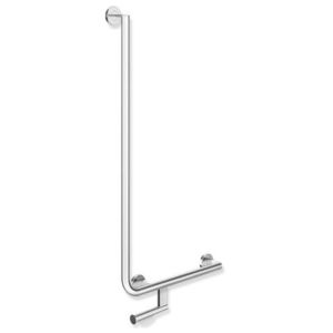 Hewi System 900 angulaire match0 900.22.14240 Inox chrome, 1000 x 500 mm, version droite