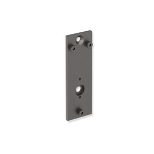 Hewi System 900 mounting plate 900.50.00160SC for mobile Toilet rails , Stainless Steel powder-coated dark gray, pearl mica deep matt