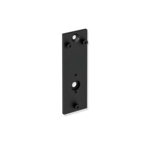 Hewi System 900 mounting plate 900.50.00160DC for mobile Toilet rails , Stainless Steel powder-coated black deep matt