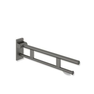 Hewi System 900 support bras de projection 900.50.10960SC 900 mm, Inox poudre revêtue de mica perlé gris foncé mat profond, WC support de papier
