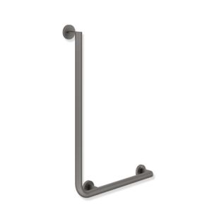 Hewi System 900 angulaire match0 900.22.10260SC revêtement par poudre, gris foncé mat profond, 750 x 500 mm, version droite