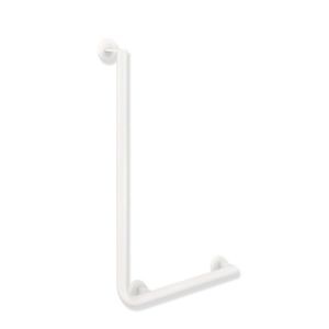 Hewi System 900 angulaire match0 900.22.10260DX revêtement par poudre, blanc mat profond, 750 x 500 mm, version droite