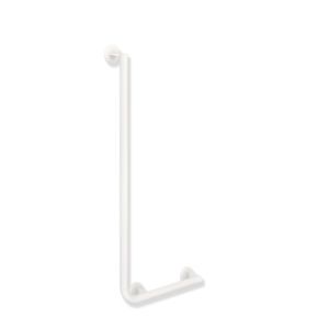 Hewi System 900 angulaire match0 900.22.13360DX Inox laqué par poudre blanc profond mat, 900 x 400 mm, version droite