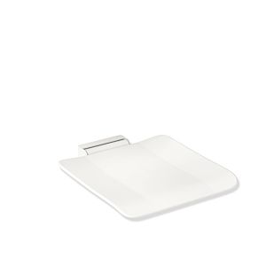 Hewi System 900 pliante match0 900.51.20260AS 450 x 112 x 525 mm, Inox revêtement par poudre blanc mat, plastique blanc mat