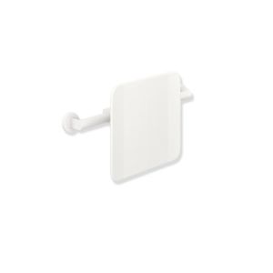 Hewi System 900 support arrière 900.51.90060AS Inox poudre revêtue de blanc mat, blanc mat polyamide