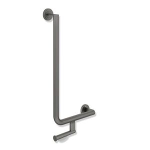 Hewi System 900 Hewi System 900 900.22.13960SC Stainless Steel powder-coated dark gray pearl mica deep matt, 600 x 300 mm, right-hand version