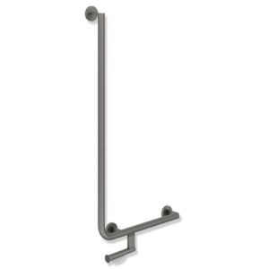 Hewi System 900 Hewi System 900 900.22.14260SC Stainless Steel powder-coated dark gray pearl mica deep matt, 1000 x 500 mm, right-hand version