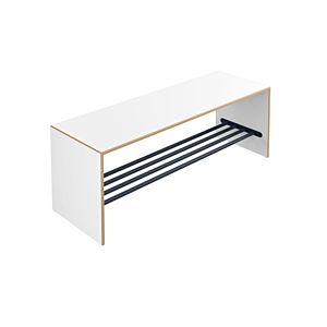 Hewi Sitzbank M20.05.003 Sitzhöhe 430 mm, mit Schuhablage