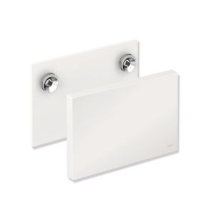 Hewi System 900 Montageplatte 900.51.00360AS Platte pulverbeschichtet weiß tiefmatt, Rahmen weiß, mit Abdeckung