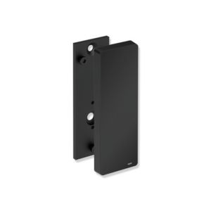 Hewi System 900 mounting plate 900.50.00360CV for mobile Toilet rails , Stainless Steel powder-coated black deep matt, polyamide white matt, with cover