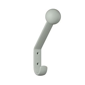 Hewi 477 coat hook 477.90B08095 172x22x116mm, with ball, matt, rock grey