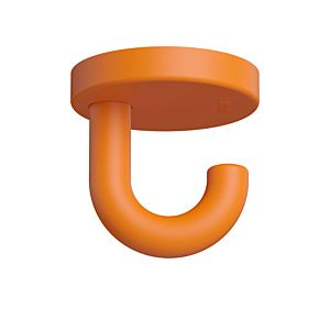 Hewi 477 Unterkopf-Haken 477.90B01524 50 mm, matt, orange