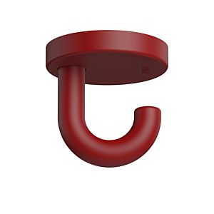 Hewi 477 Unterkopf-Haken 477.90B01533 50 mm, matt, rubinrot