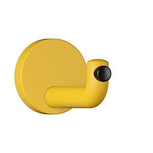 Hewi 477 Wandhaken 477.90B03518 105mm, Türpuffer schwarz, matt, senfgelb
