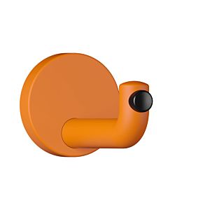 Hewi 477 Wandhaken 477.90B03524 105mm, Türpuffer schwarz, matt, orange