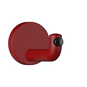 Hewi 477 Wandhaken 477.90B03533 105mm, Türpuffer schwarz, matt, rubinrot