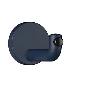 Hewi 477 Wandhaken 477.90B03550 105mm, Türpuffer schwarz, matt, stahlblau