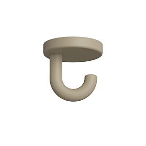 Hewi 477 Unterkopf-Haken 477.90B04086 40mm, matt, sand