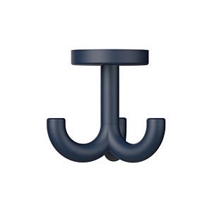 Hewi 477 Haken 477.90B05250 70mm, 3-way, rotatable, over 15mm thick, matte, steel blue