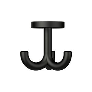 Hewi 477 Haken 477.90B05290 70mm, 3-fach, drehbar, über 15mm Dicke, matt, tiefschwarz